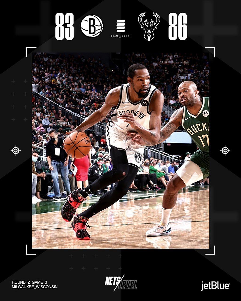 雄鹿翻盘篮网,汉密尔顿统治全场 雄鹿翻盘篮网,汉密尔顿统治全场