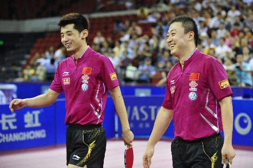 德国队完胜中国队,张继科扛起全队 德国队完胜中国队,张继科扛起全队